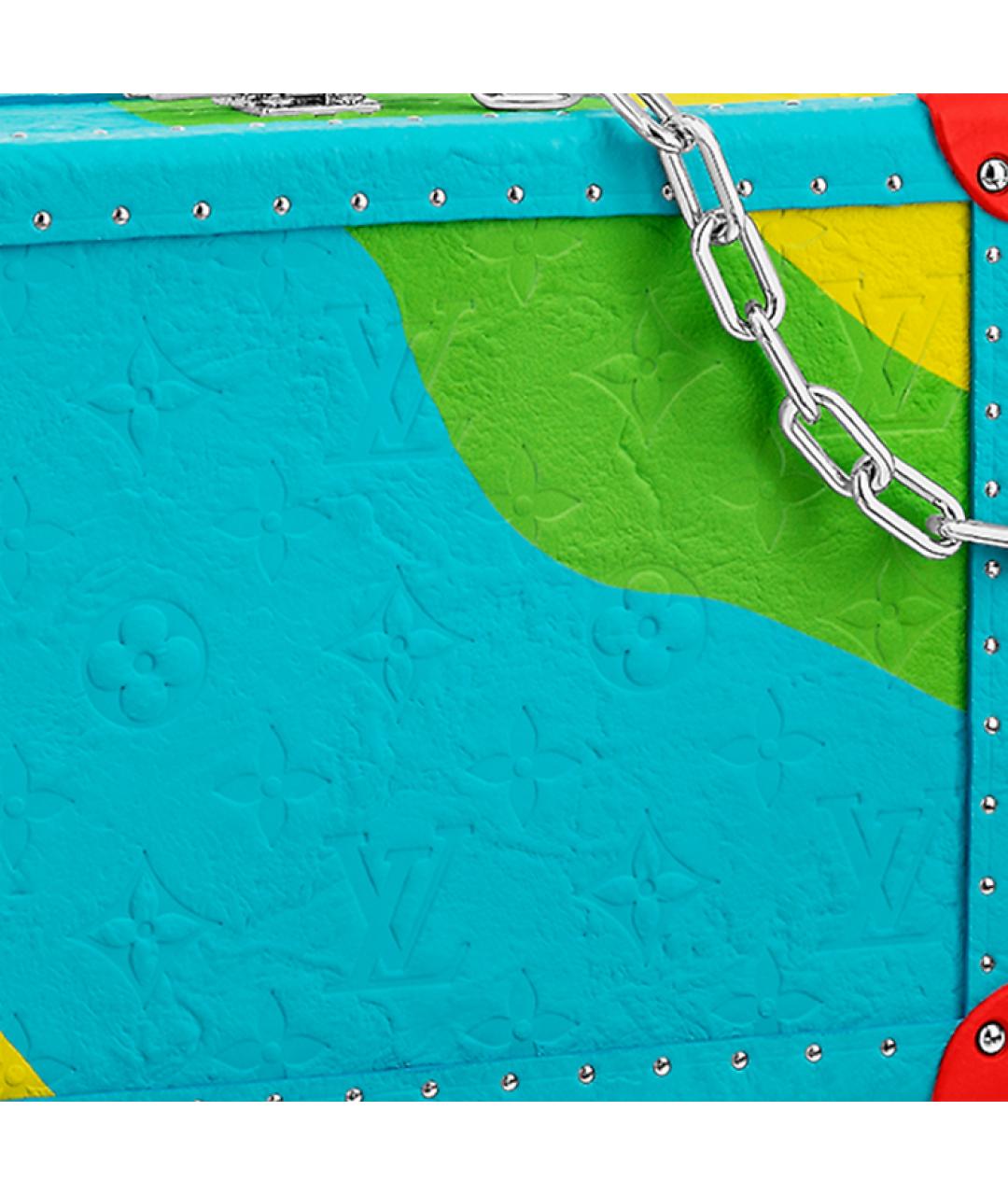 LOUIS VUITTON Бирюзовая сумка через плечо, фото 4