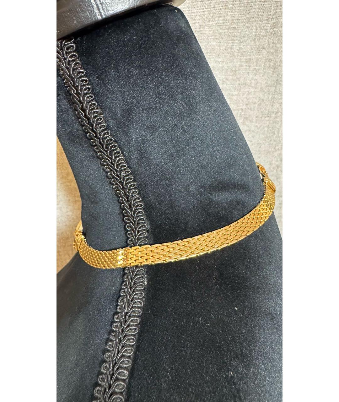 CHRISTIAN DIOR Золотое позолоченное колье, фото 5