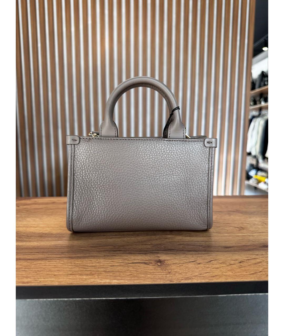 FURLA Бежевая кожаная сумка тоут, фото 3