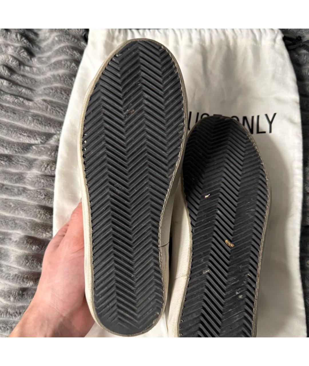 GOLDEN GOOSE DELUXE BRAND Белые кожаные кеды, фото 7