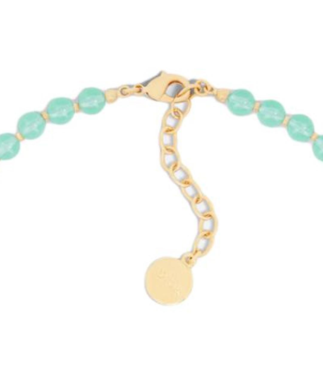 CHRISTIAN DIOR Зеленая металлическая цепочка, фото 3