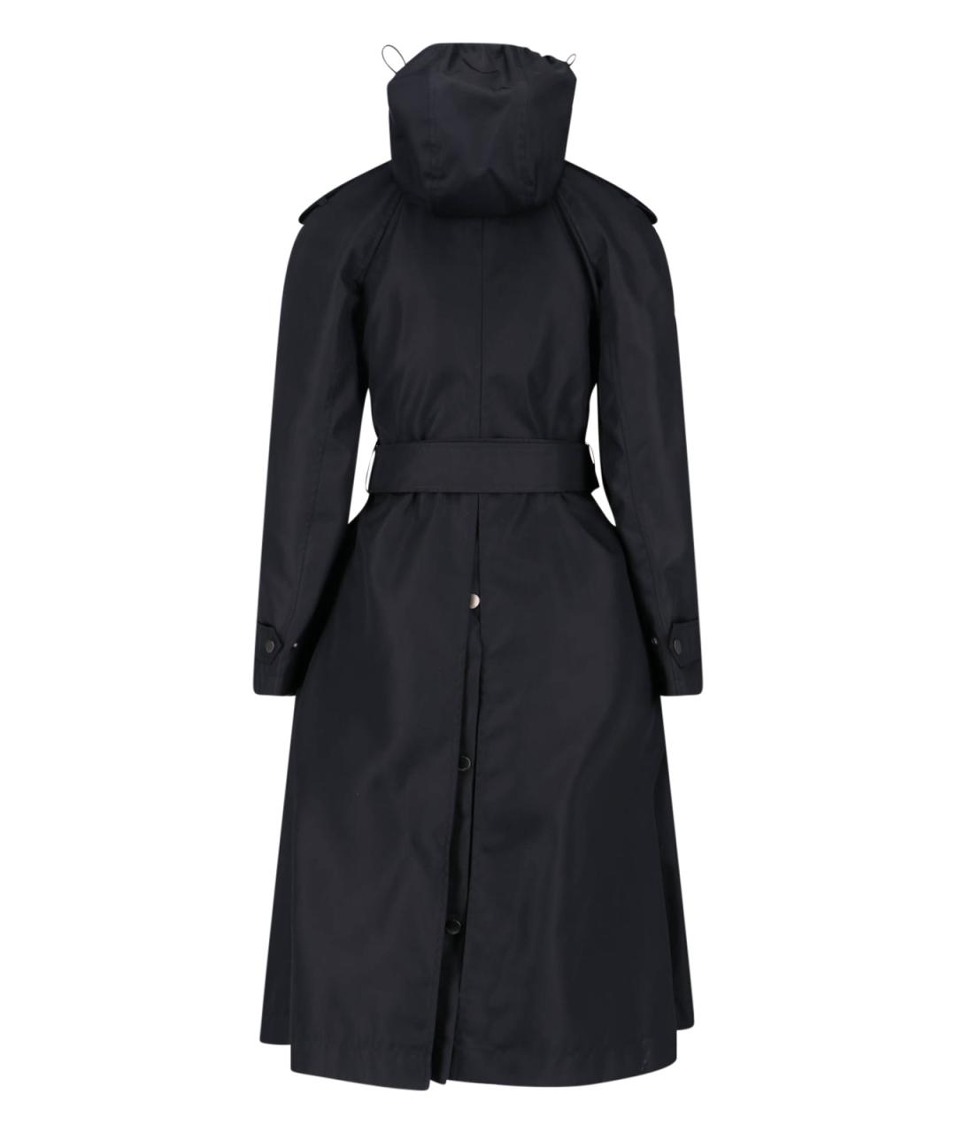 BURBERRY Черный полиамидовый тренч/плащ, фото 2