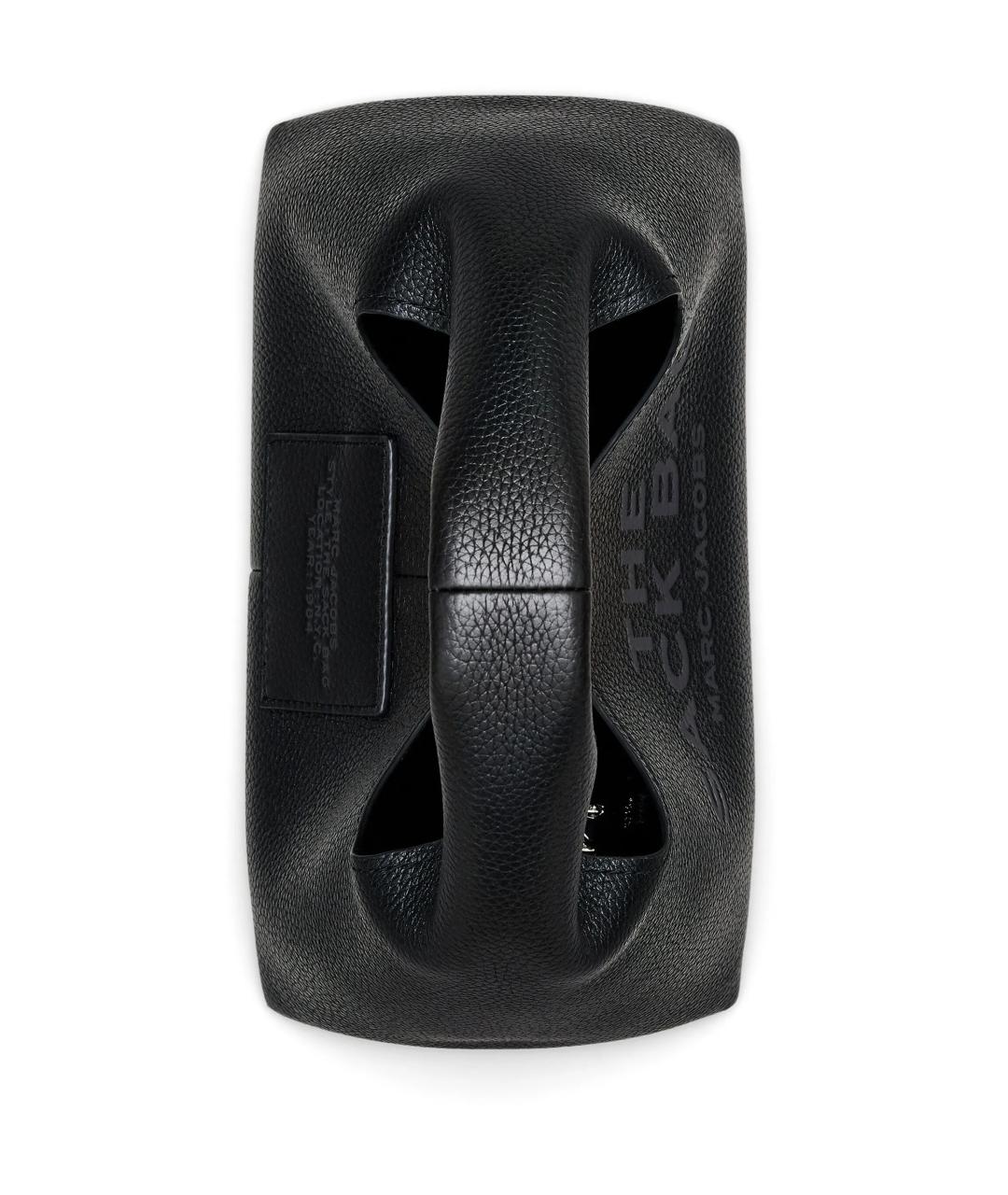 MARC JACOBS Черная кожаная сумка тоут, фото 5