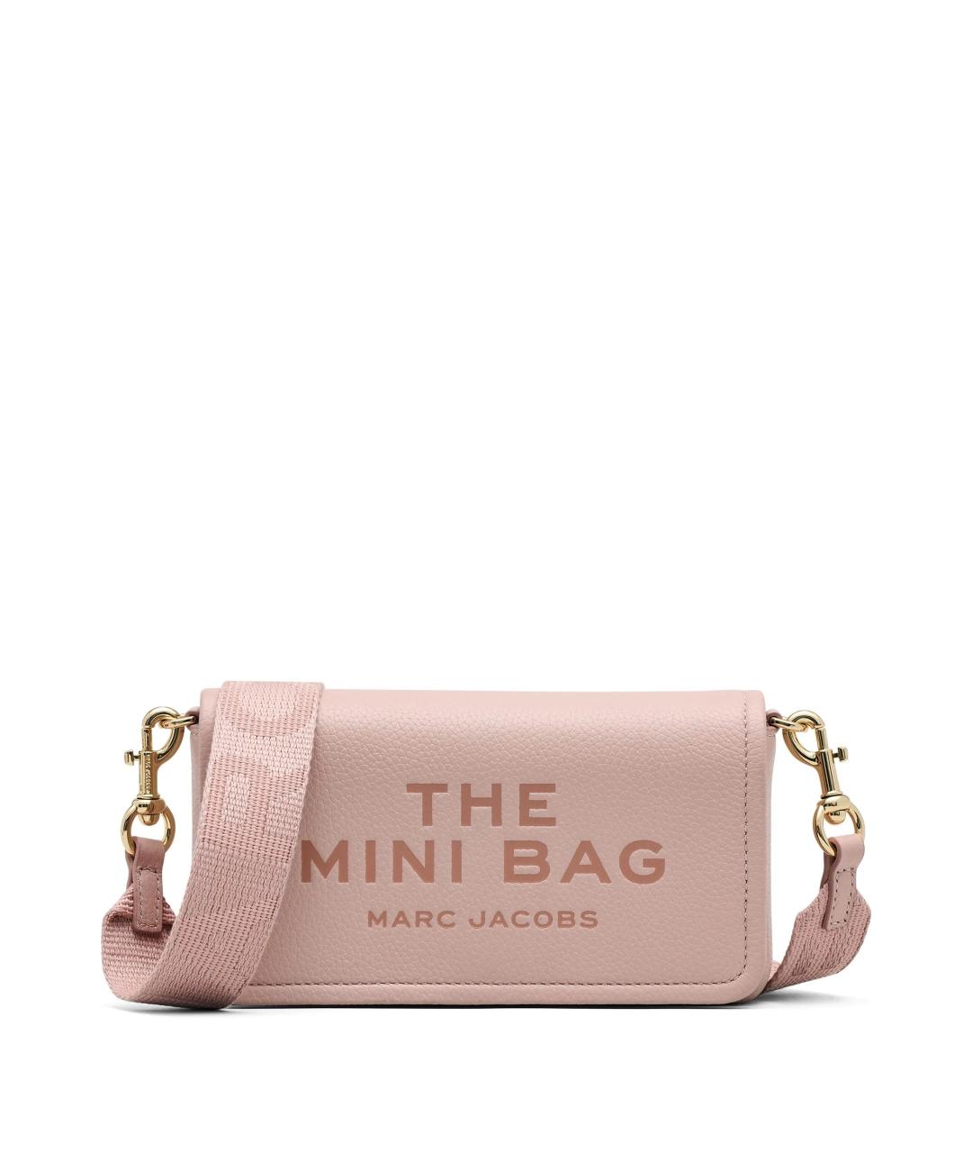 MARC JACOBS Розовая кожаная сумка через плечо, фото 1