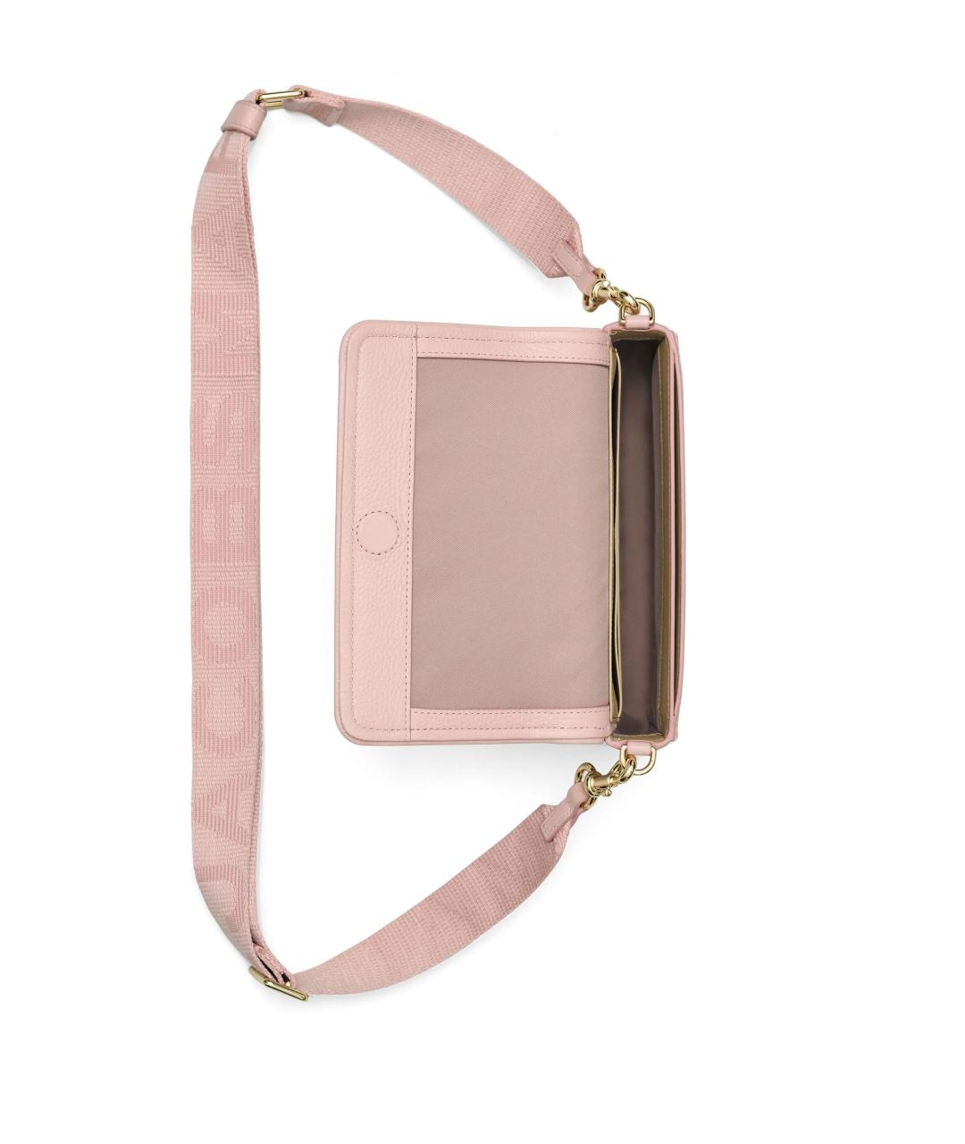 MARC JACOBS Розовая кожаная сумка через плечо, фото 7