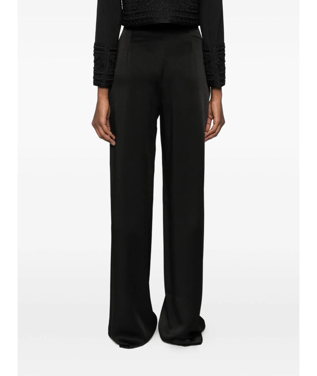 MAX MARA STUDIO Черные прямые брюки, фото 4