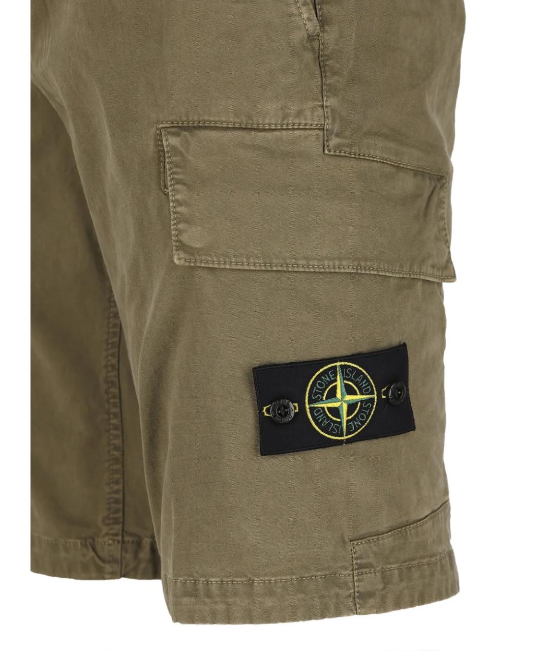 STONE ISLAND Мульти шорты, фото 4