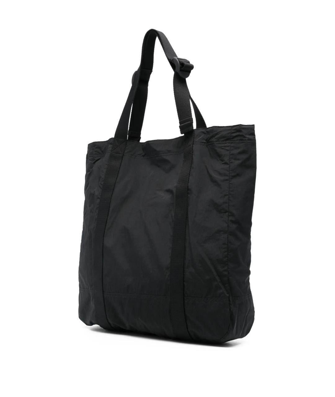 STONE ISLAND Черная сумка тоут, фото 3