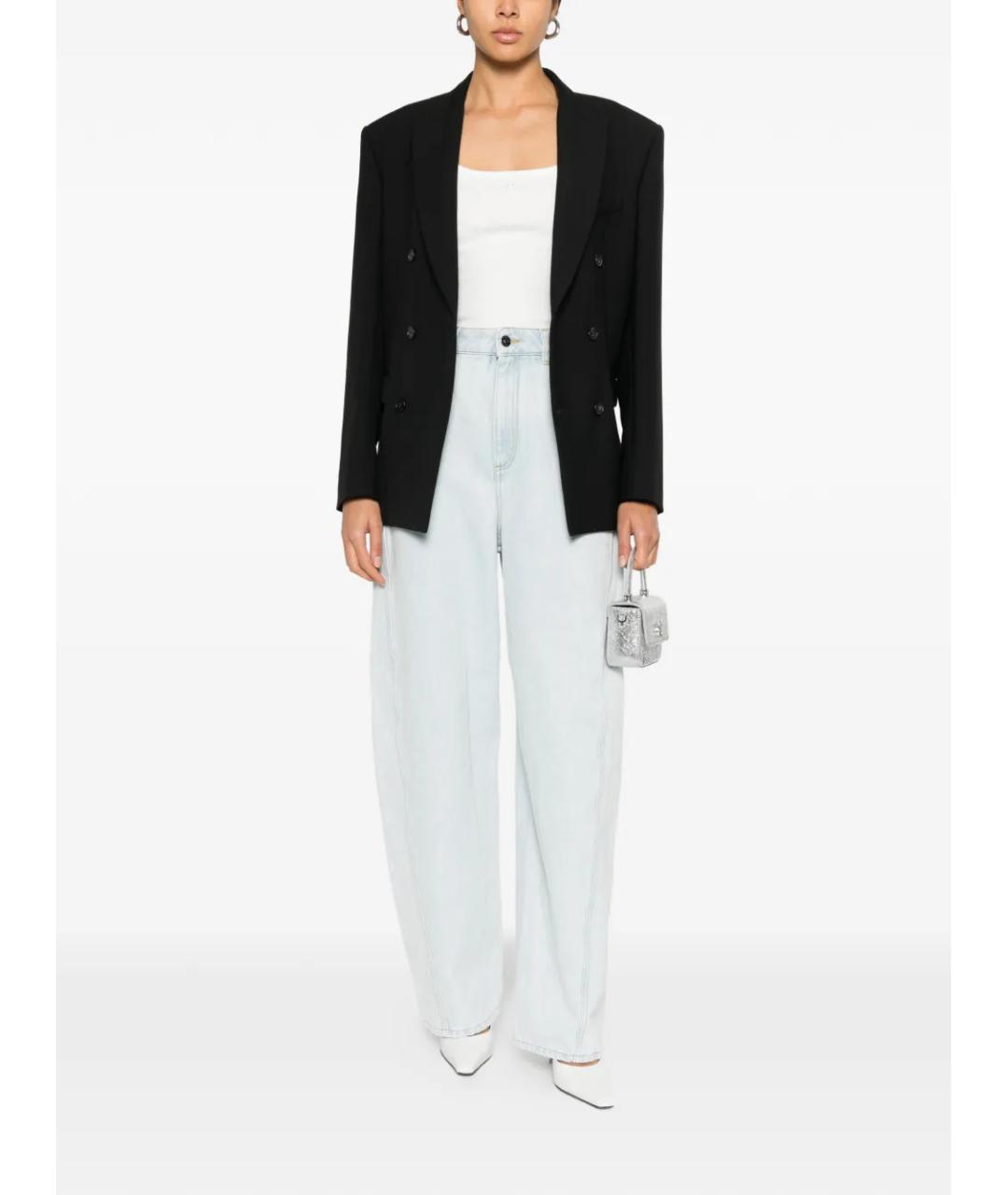 GIVENCHY Голубые хлопковые прямые джинсы, фото 2