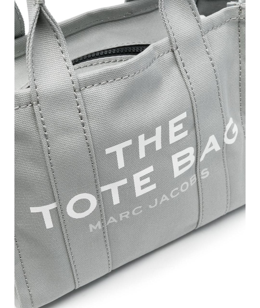 MARC JACOBS Серая тканевая сумка тоут, фото 3