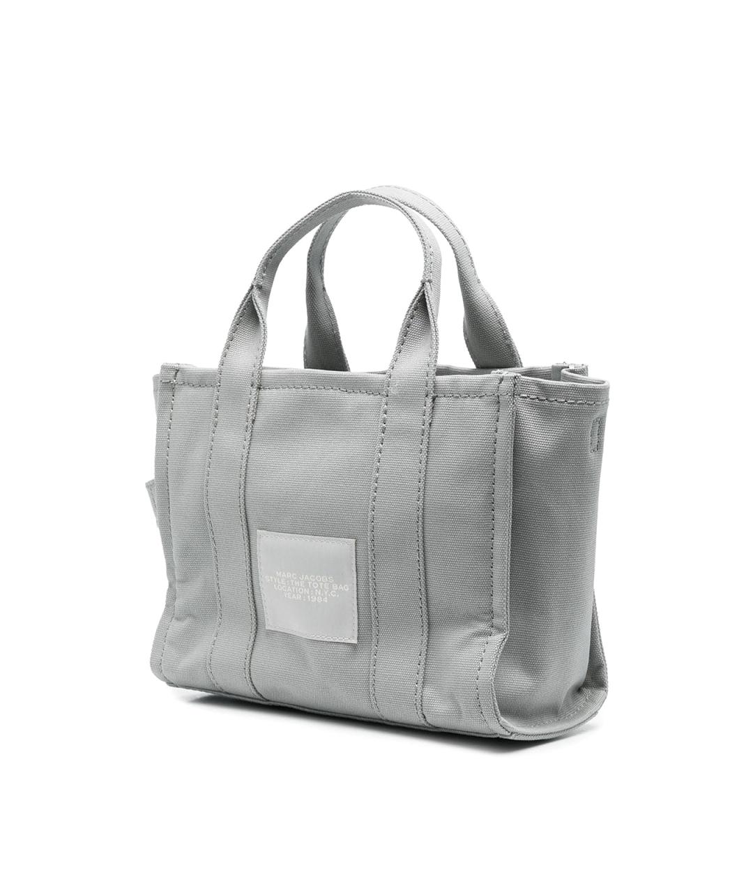 MARC JACOBS Серая тканевая сумка тоут, фото 2