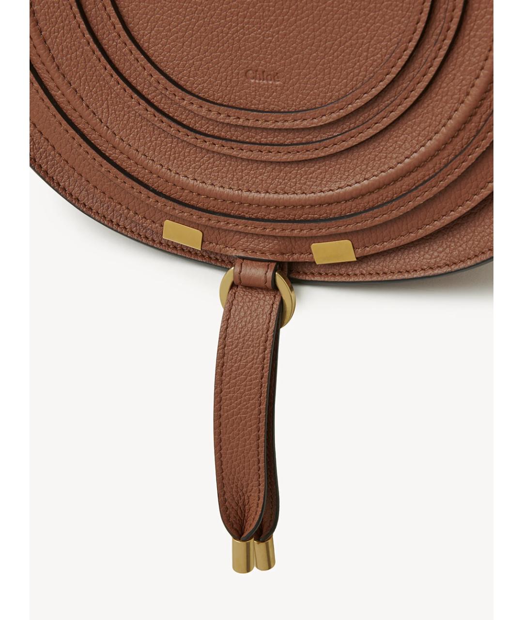 CHLOE Коричневая кожаная сумка тоут, фото 4