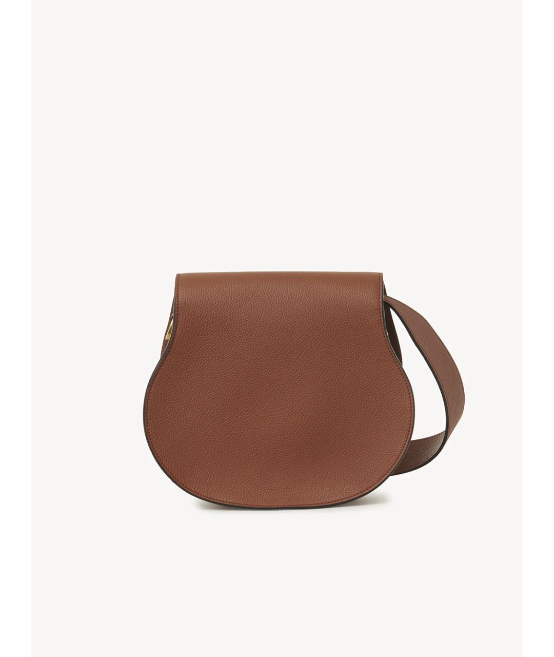 CHLOE Коричневая кожаная сумка тоут, фото 2