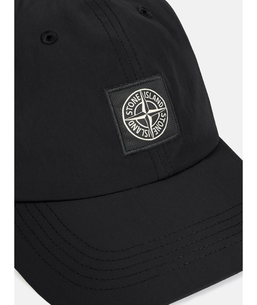 STONE ISLAND Черная кепка/бейсболка, фото 3