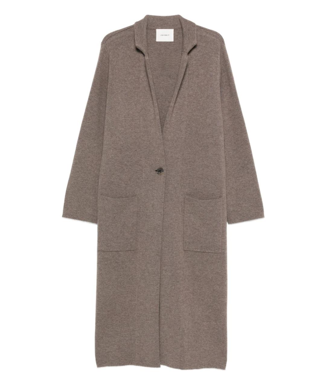 LISA YANG Бежевый кашемировый кардиган, фото 1