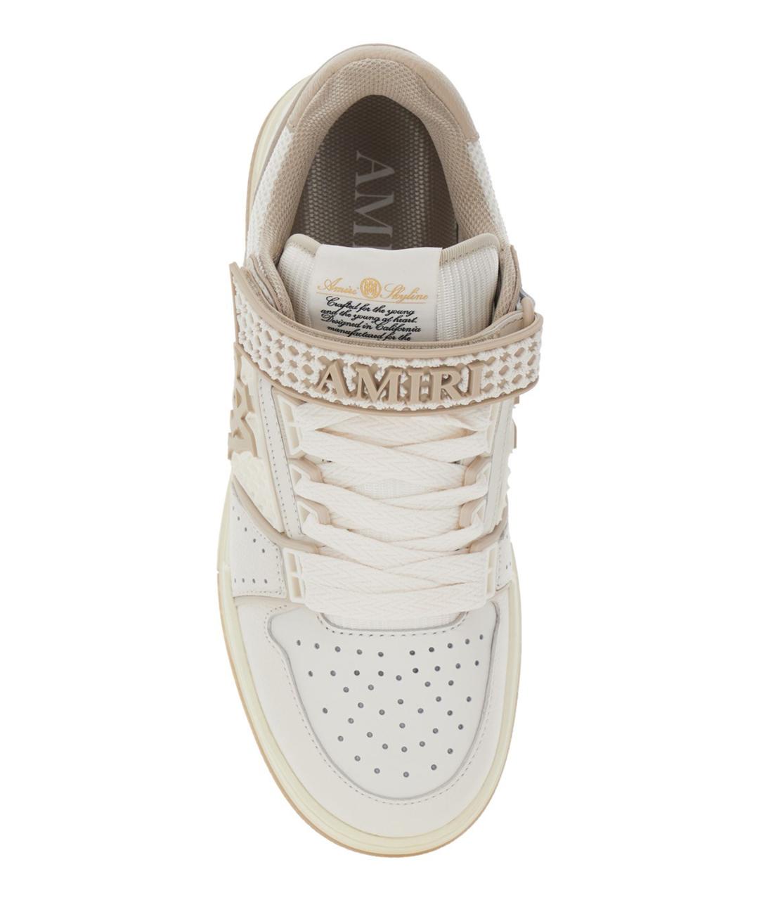 AMIRI Мульти кожаные низкие кроссовки / кеды, фото 4