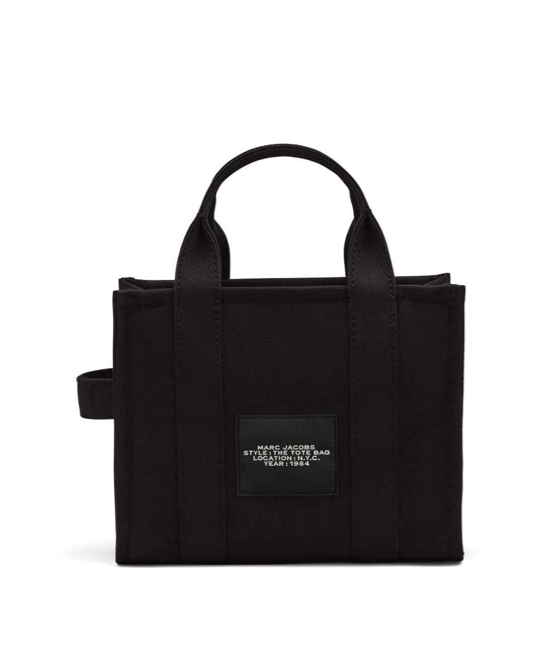 MARC JACOBS Черная хлопковая сумка тоут, фото 4