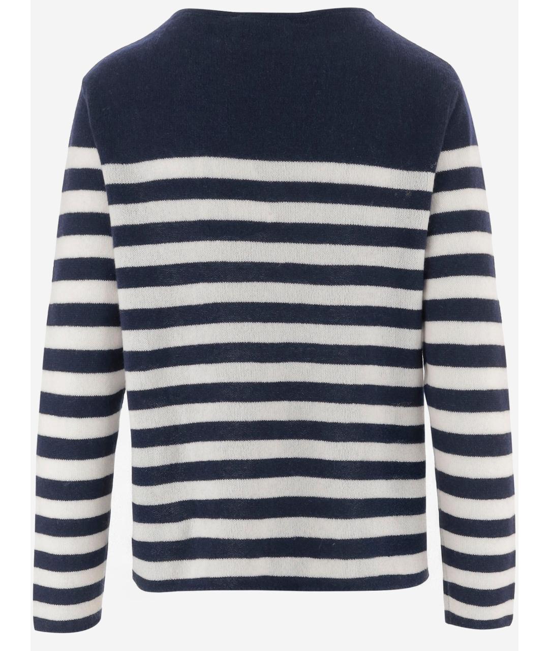 Bruno Manetti Синий кашемировый джемпер / свитер, фото 2