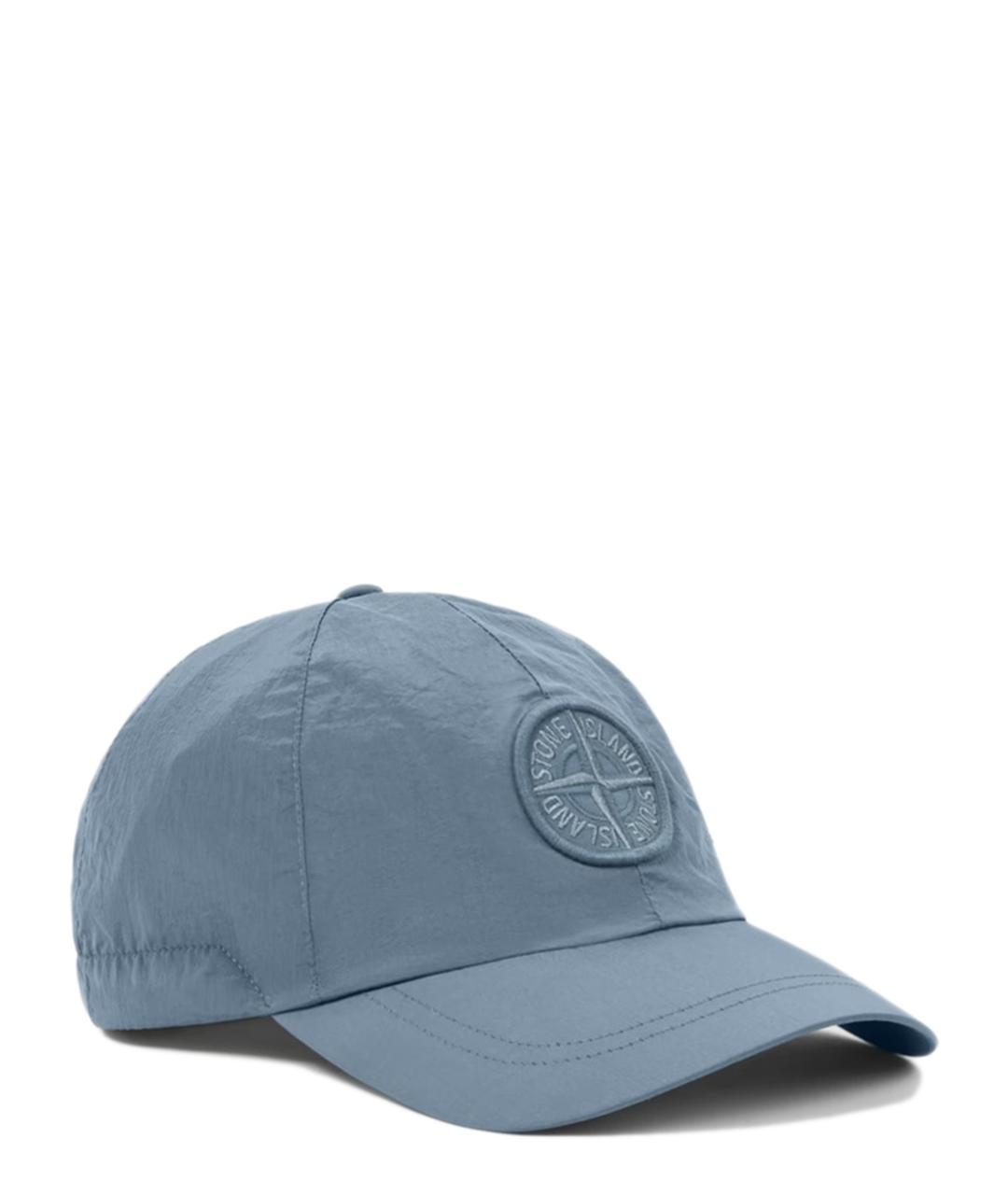 STONE ISLAND Голубая кепка/бейсболка, фото 1