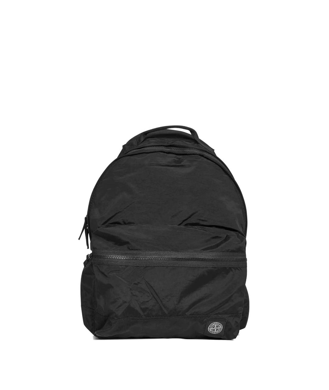 STONE ISLAND Черный синтетический рюкзак, фото 1