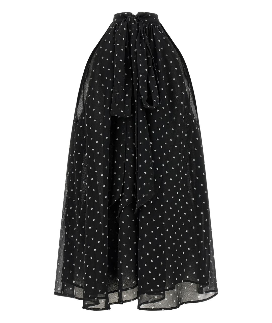 ROTATE Черная полиэстеровая блузы, фото 5