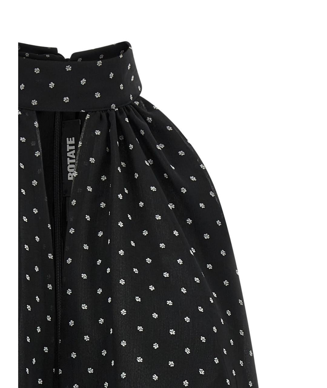 ROTATE Черная полиэстеровая блузы, фото 6