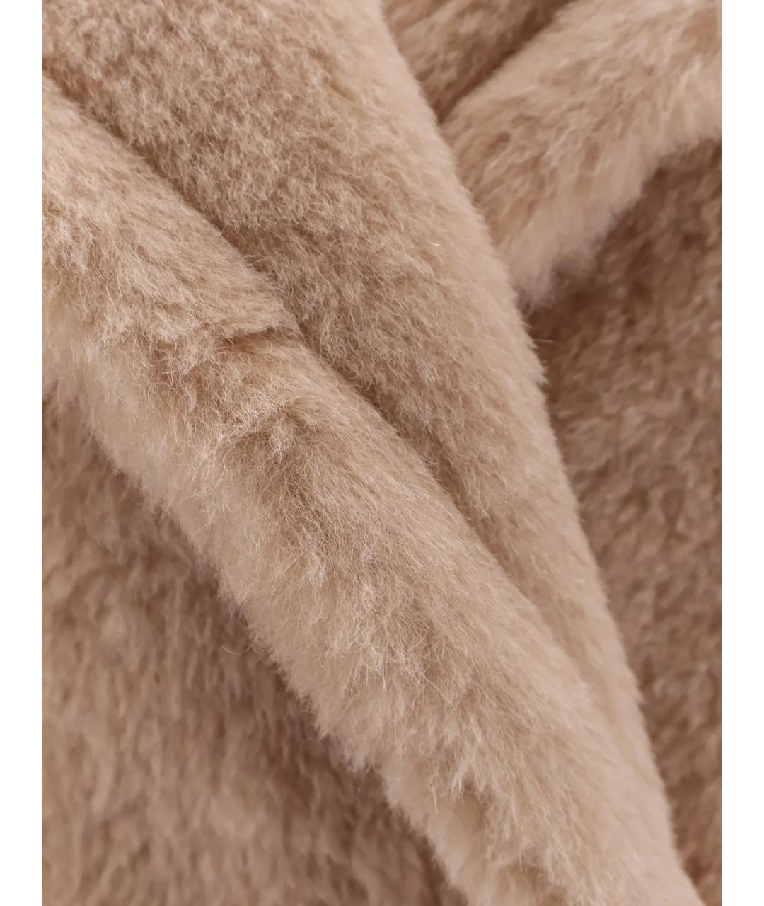 MAX MARA Бежевое шерстяное пальто, фото 3