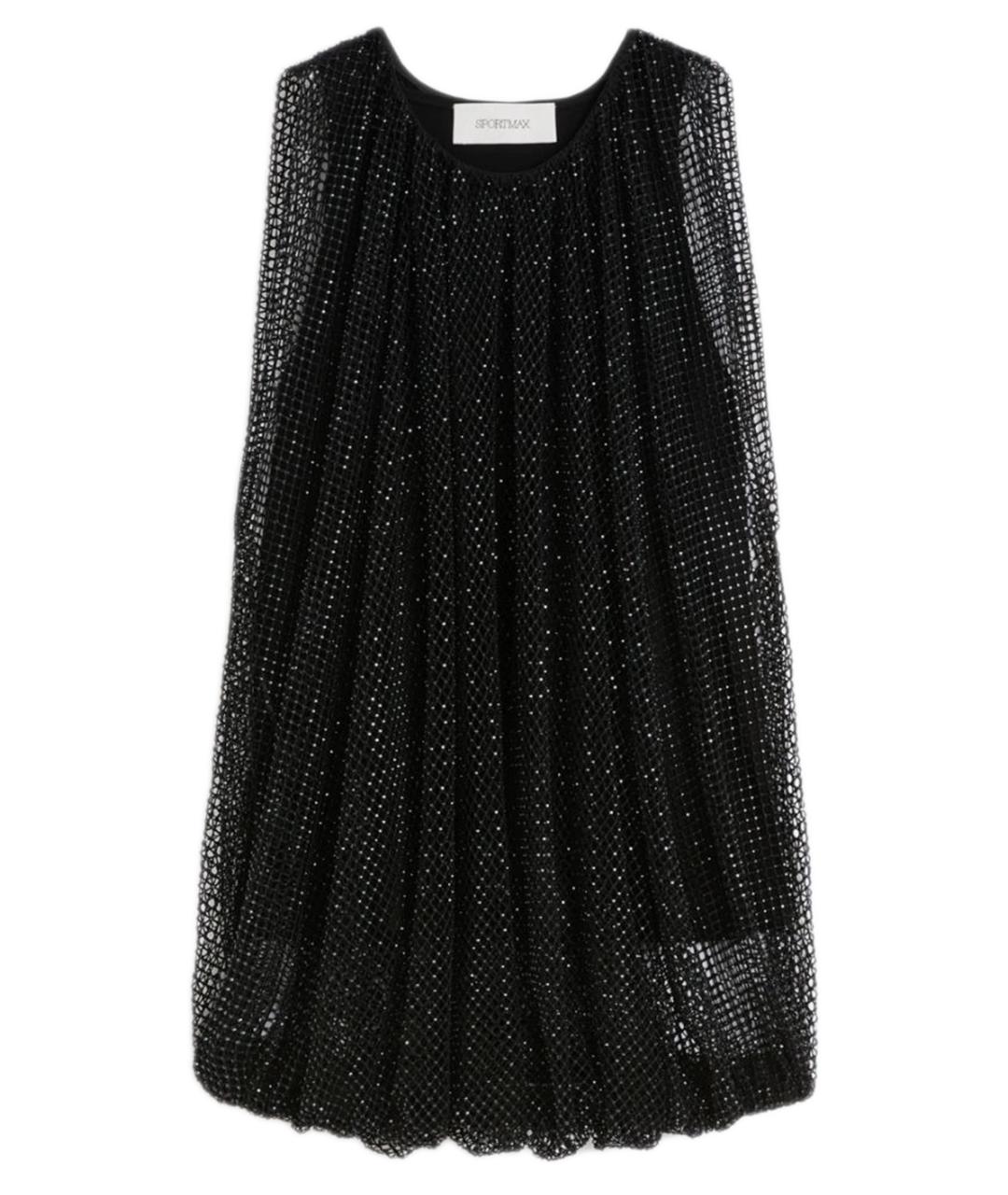 SPORTMAX Черная полиэстеровая блузы, фото 1