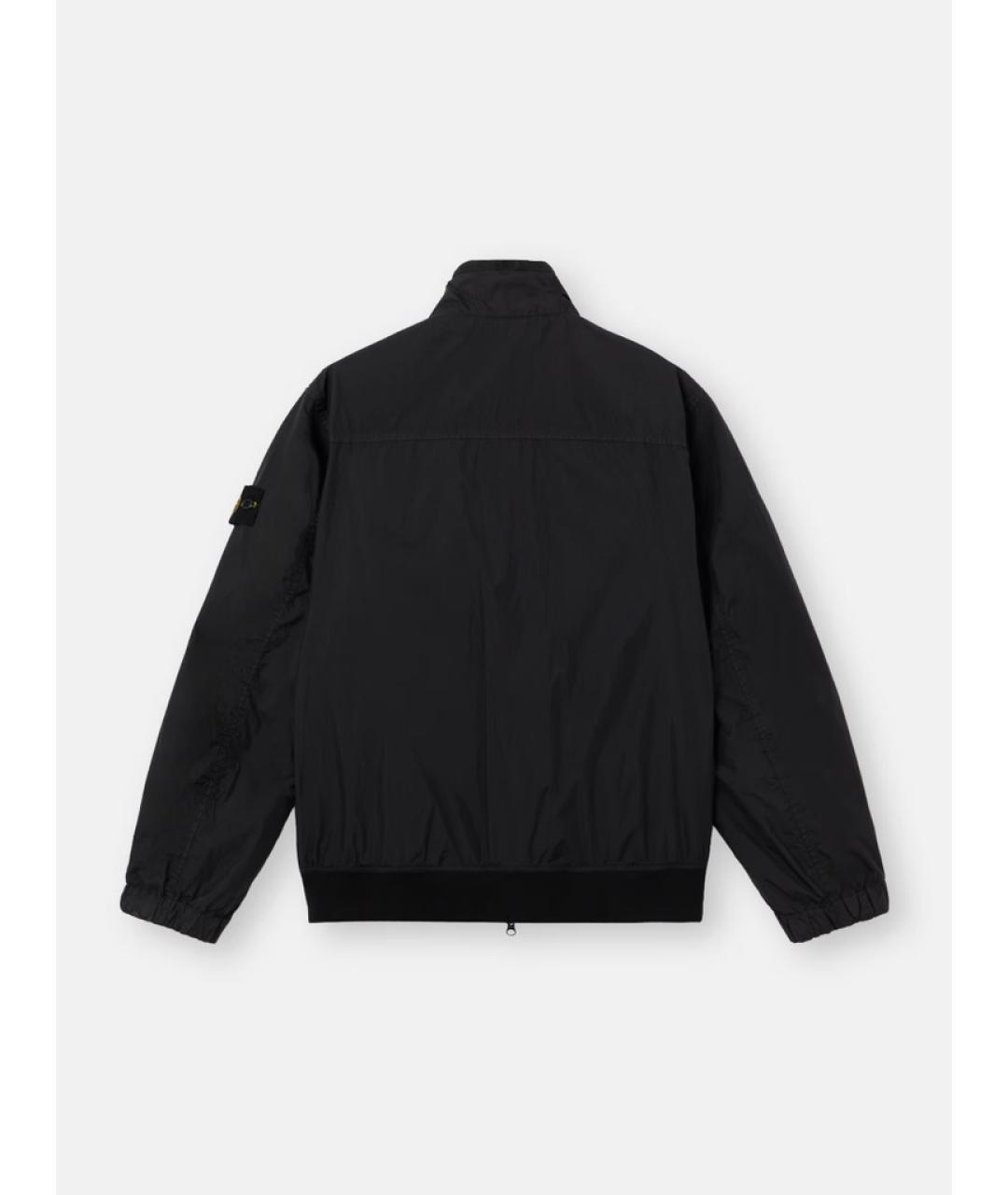 STONE ISLAND Черная полиамидовая куртка, фото 8
