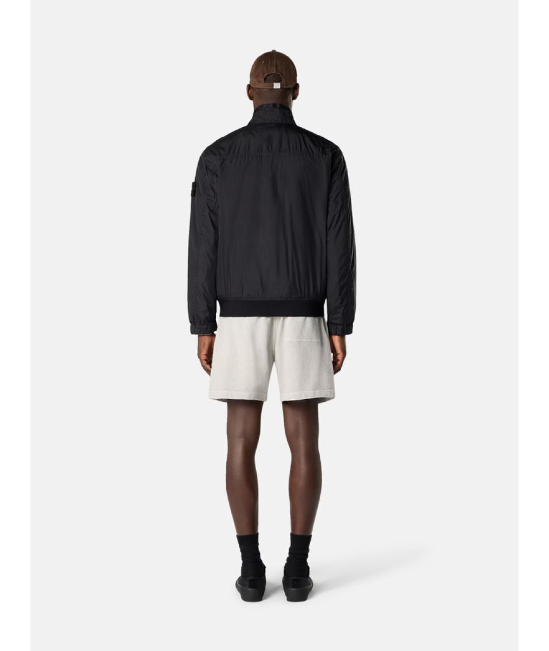 STONE ISLAND Черная полиамидовая куртка, фото 7