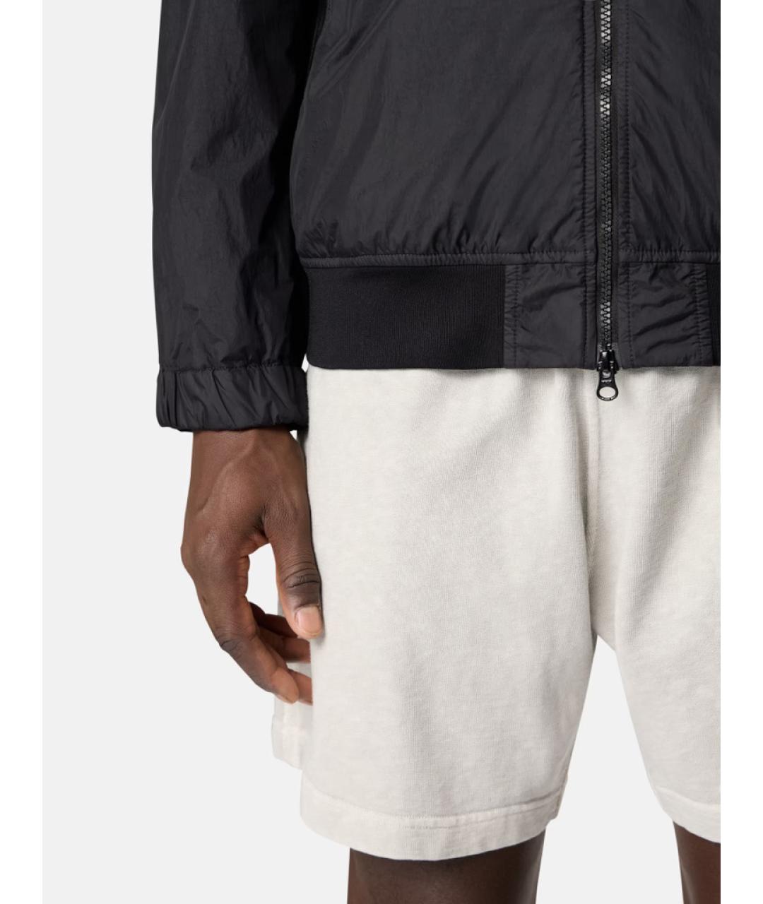 STONE ISLAND Черная полиамидовая куртка, фото 6