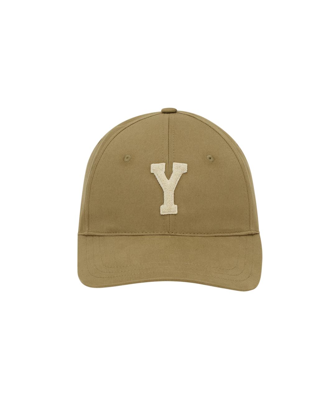 SAINT LAURENT Бежевая хлопковая кепка/бейсболка, фото 1