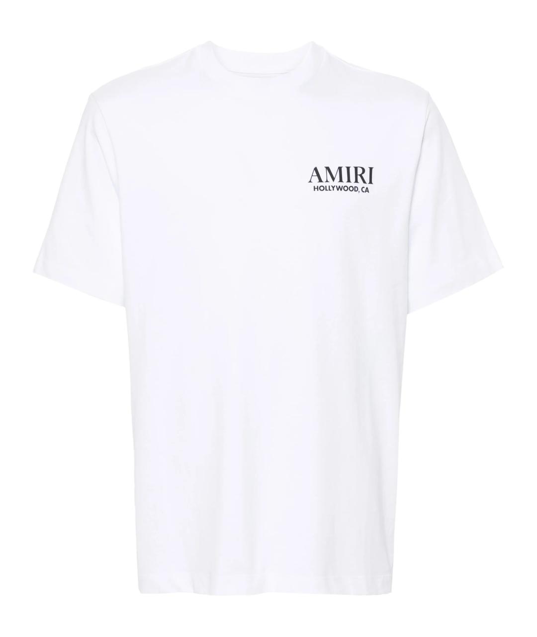 AMIRI Белая хлопковая футболка, фото 1