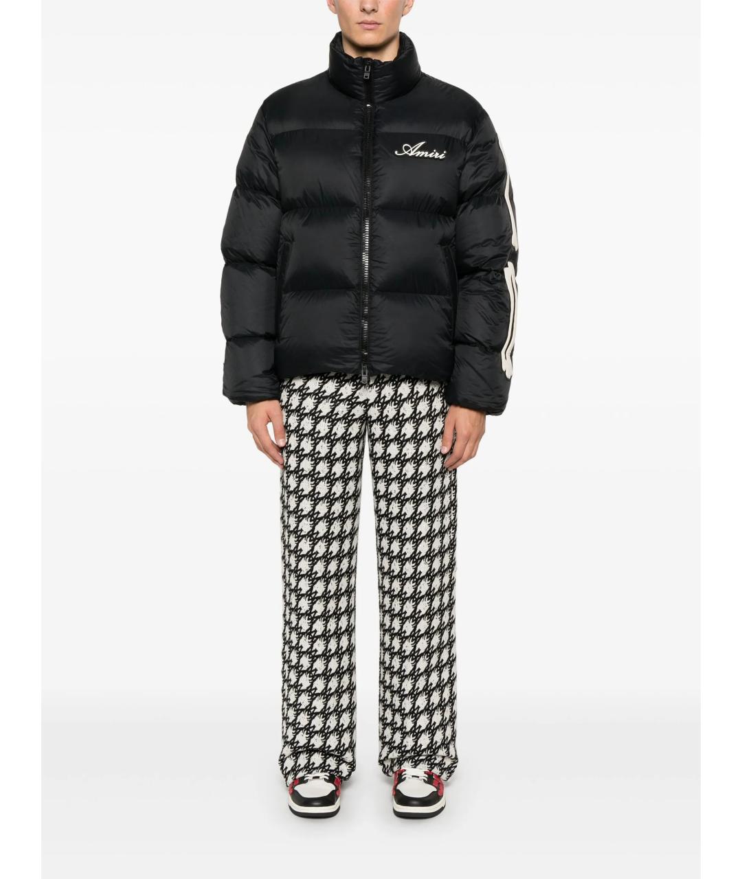 AMIRI Черный полиамидовый пуховик, фото 2