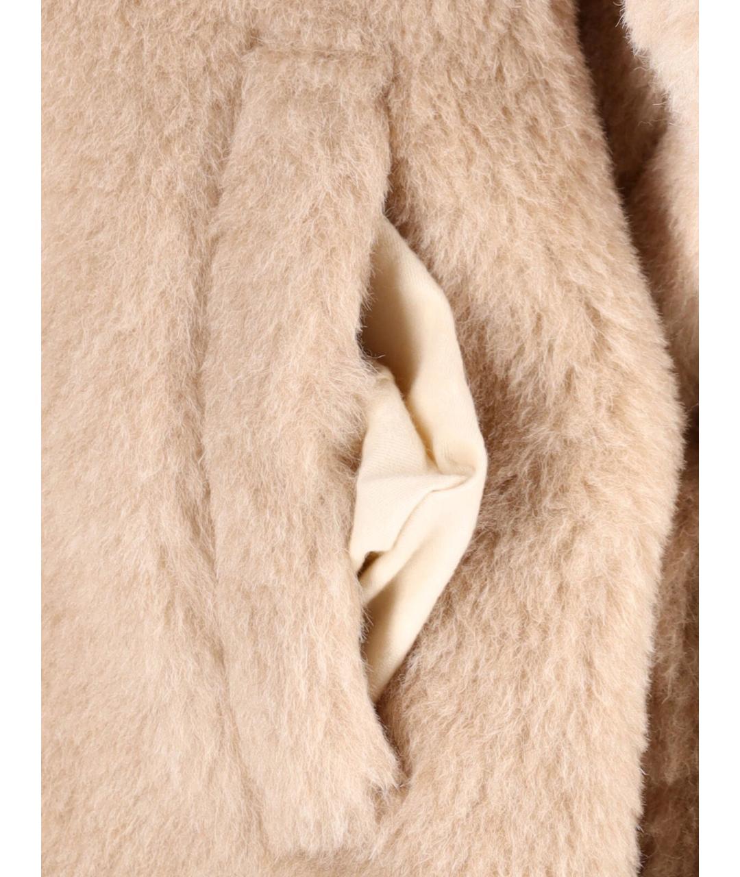 MAX MARA Бежевое шерстяное пальто, фото 4