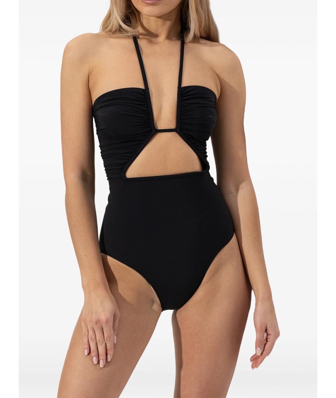 RICK OWENS Черный полиамидовый купальник, фото 2