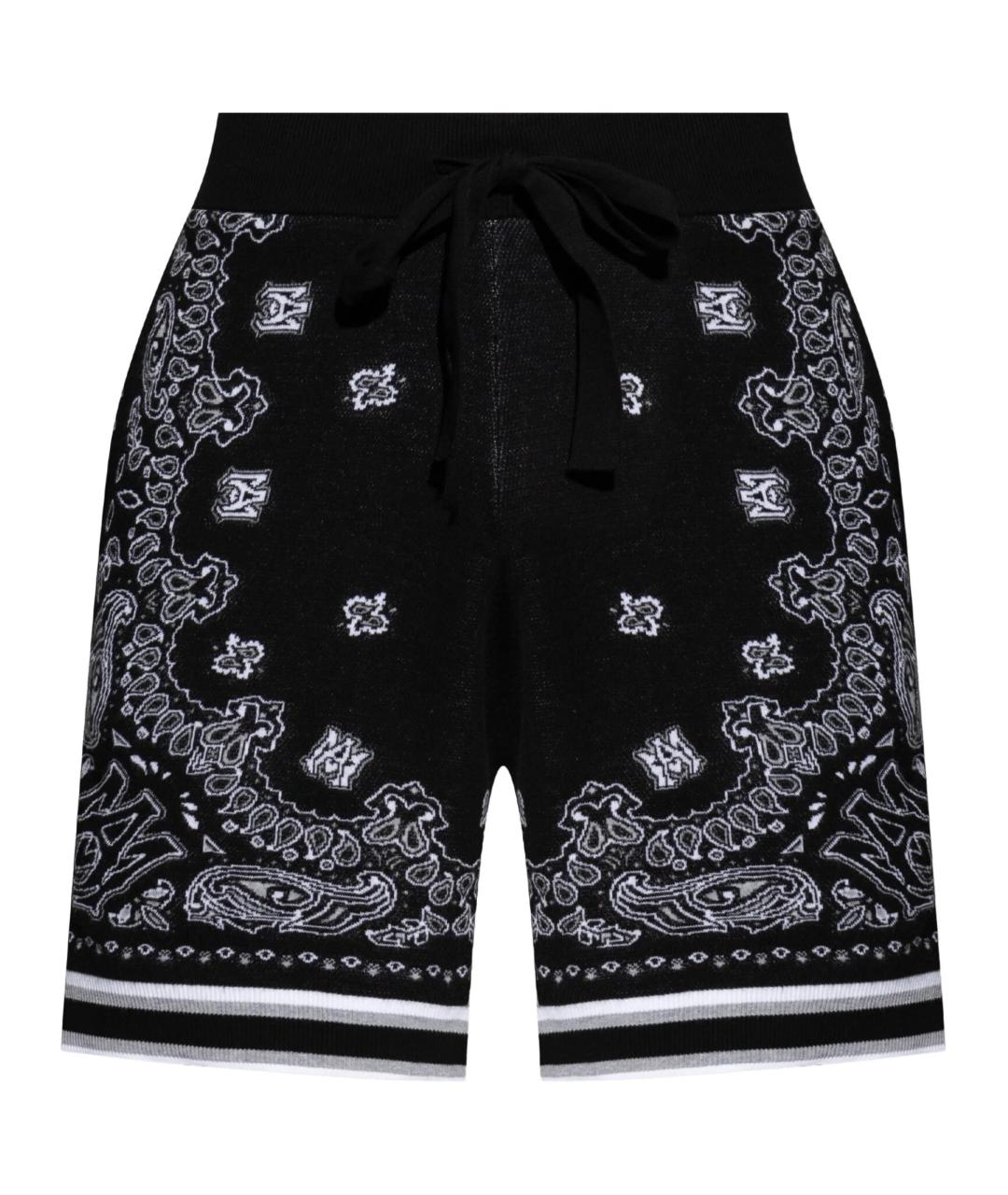 AMIRI Черные хлопковые шорты, фото 1