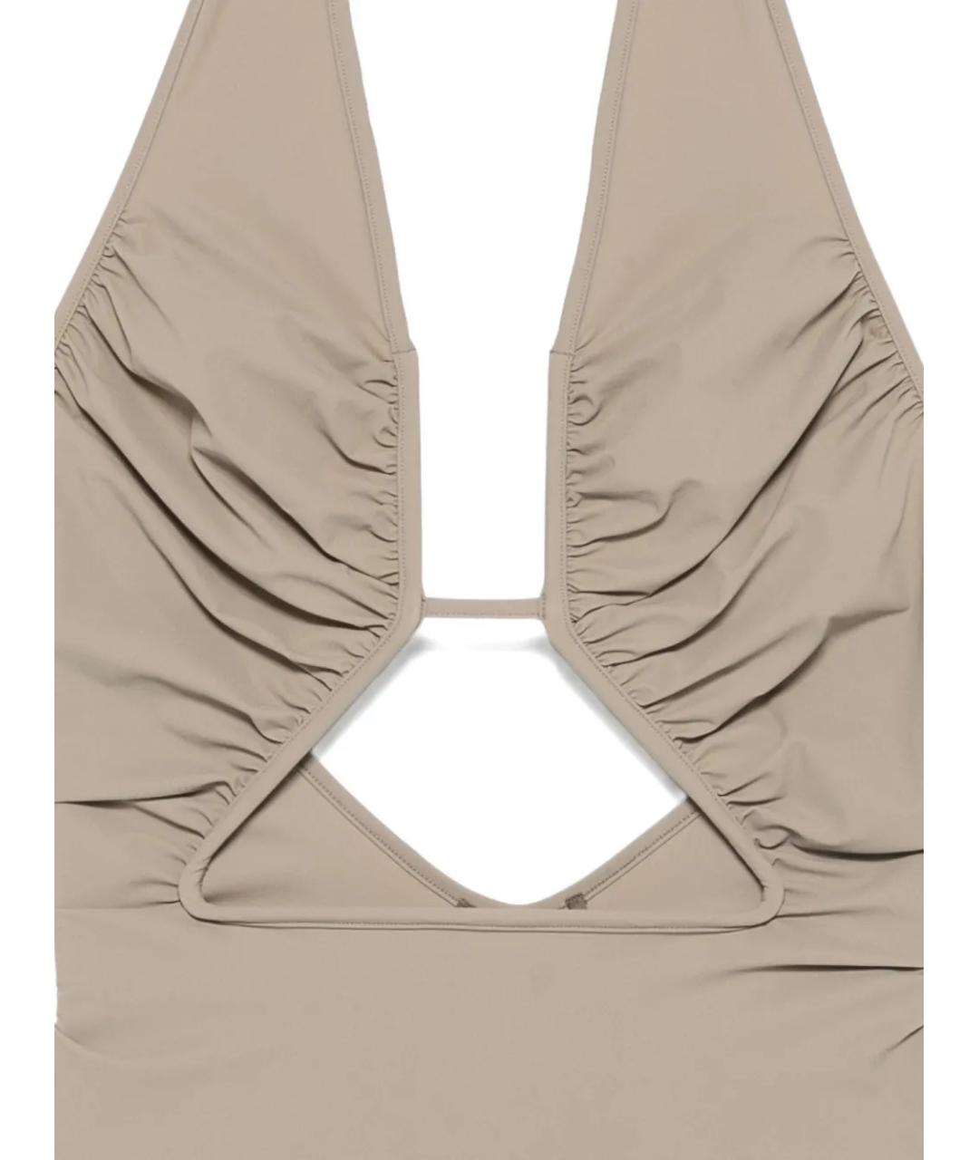 RICK OWENS Бежевый полиамидовый купальник, фото 3