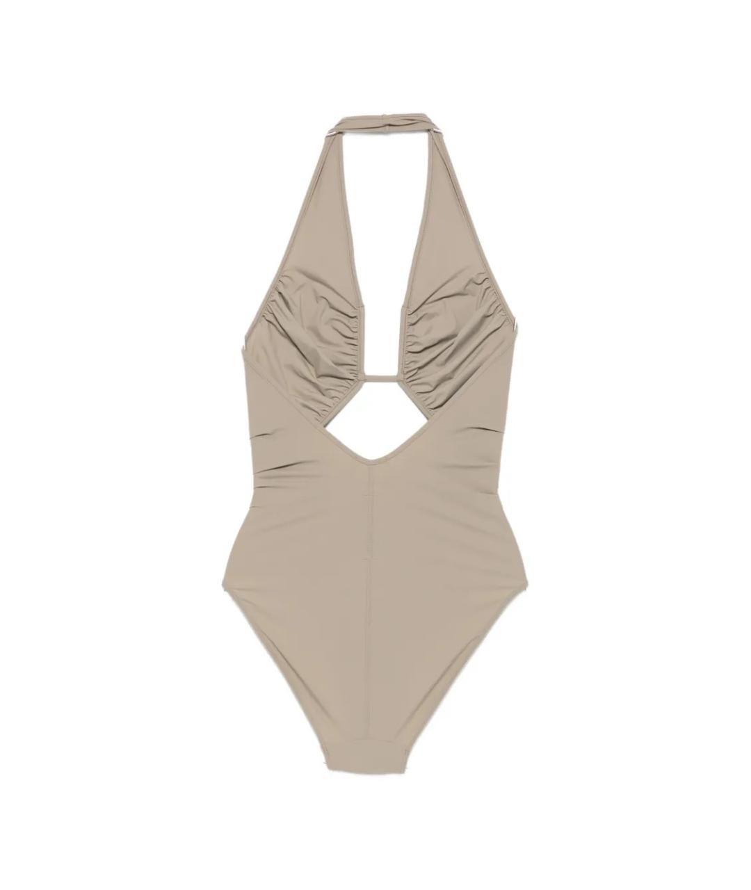 RICK OWENS Бежевый полиамидовый купальник, фото 2