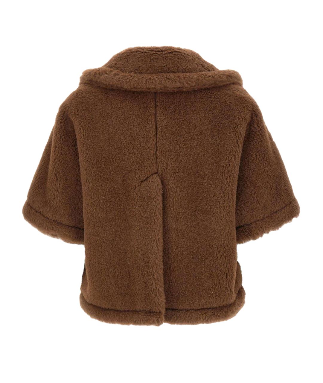 MAX MARA Коричневая шерстяная куртка, фото 2