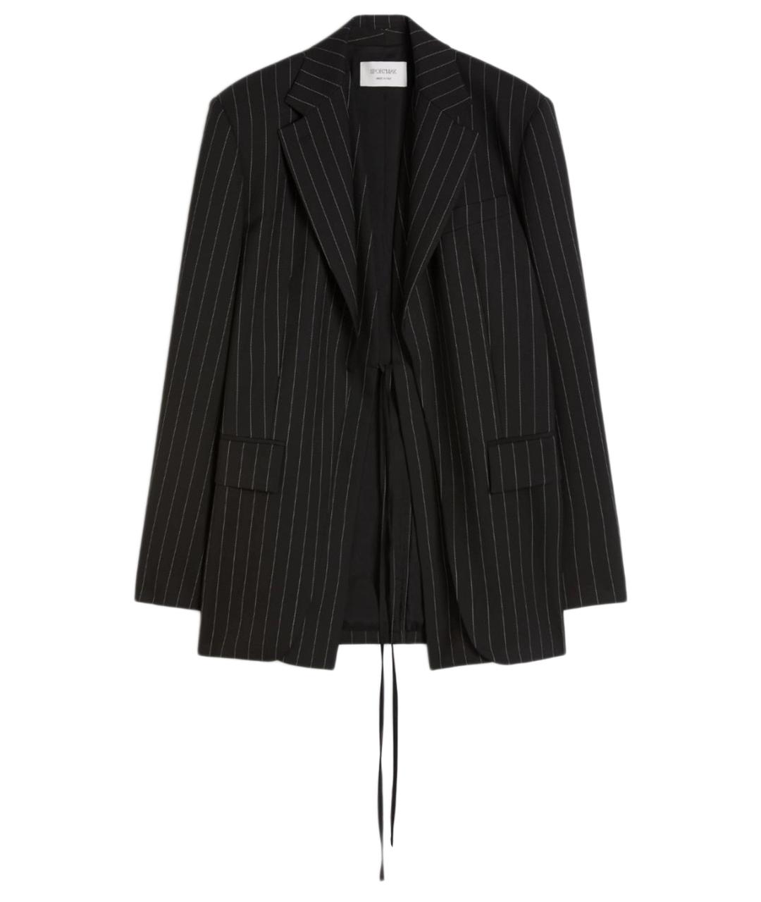 SPORTMAX Черный шерстяной жакет/пиджак, фото 1