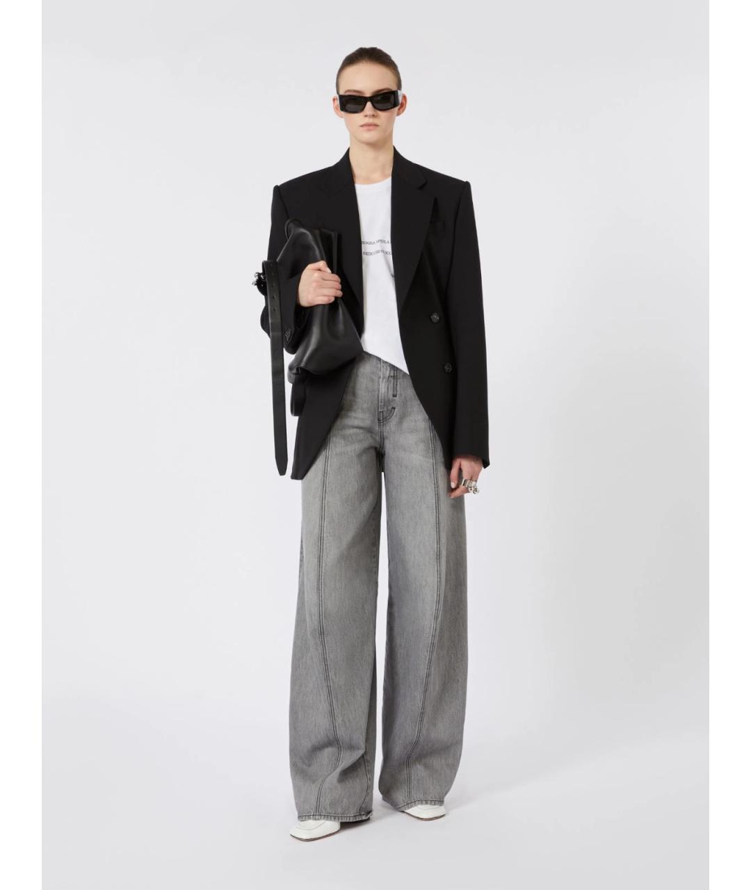 SPORTMAX Белая хлопковая футболка, фото 2