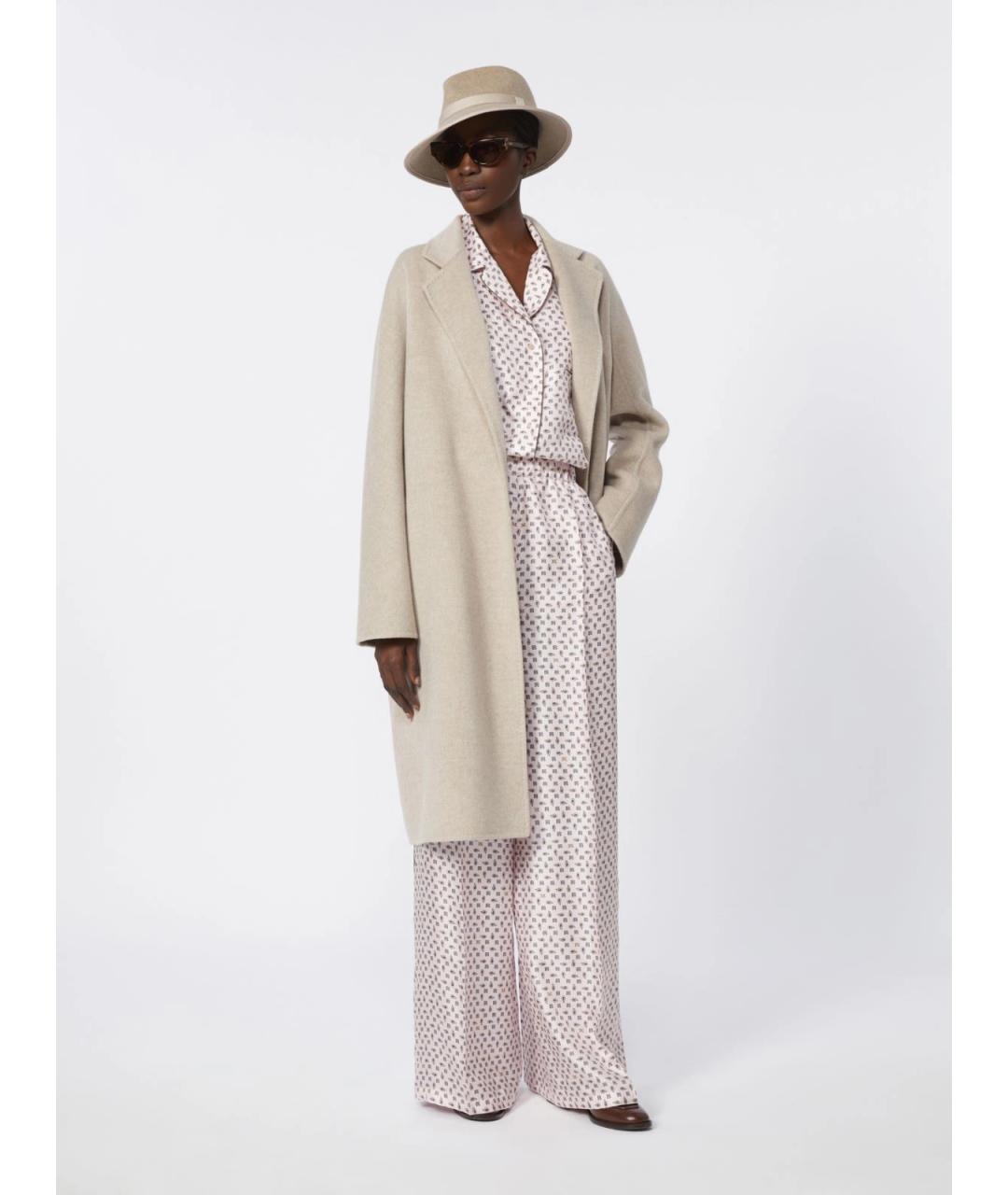 MAX MARA Розовая шелковая рубашка, фото 2