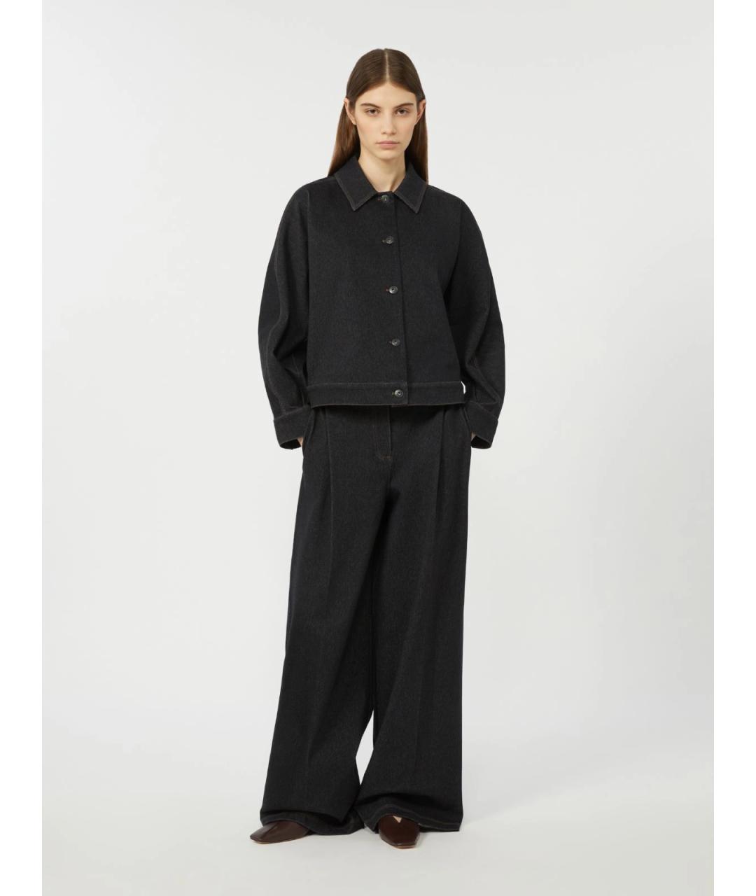 MAX MARA Синяя хлопковая куртка, фото 2