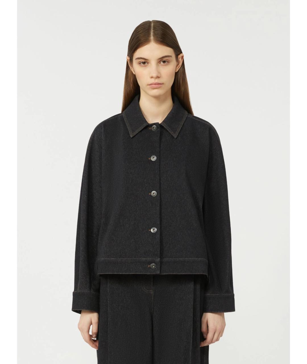 MAX MARA Синяя хлопковая куртка, фото 3