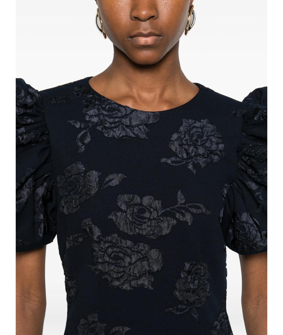 ROTATE Синее полиэстеровое вечернее платье, фото 5