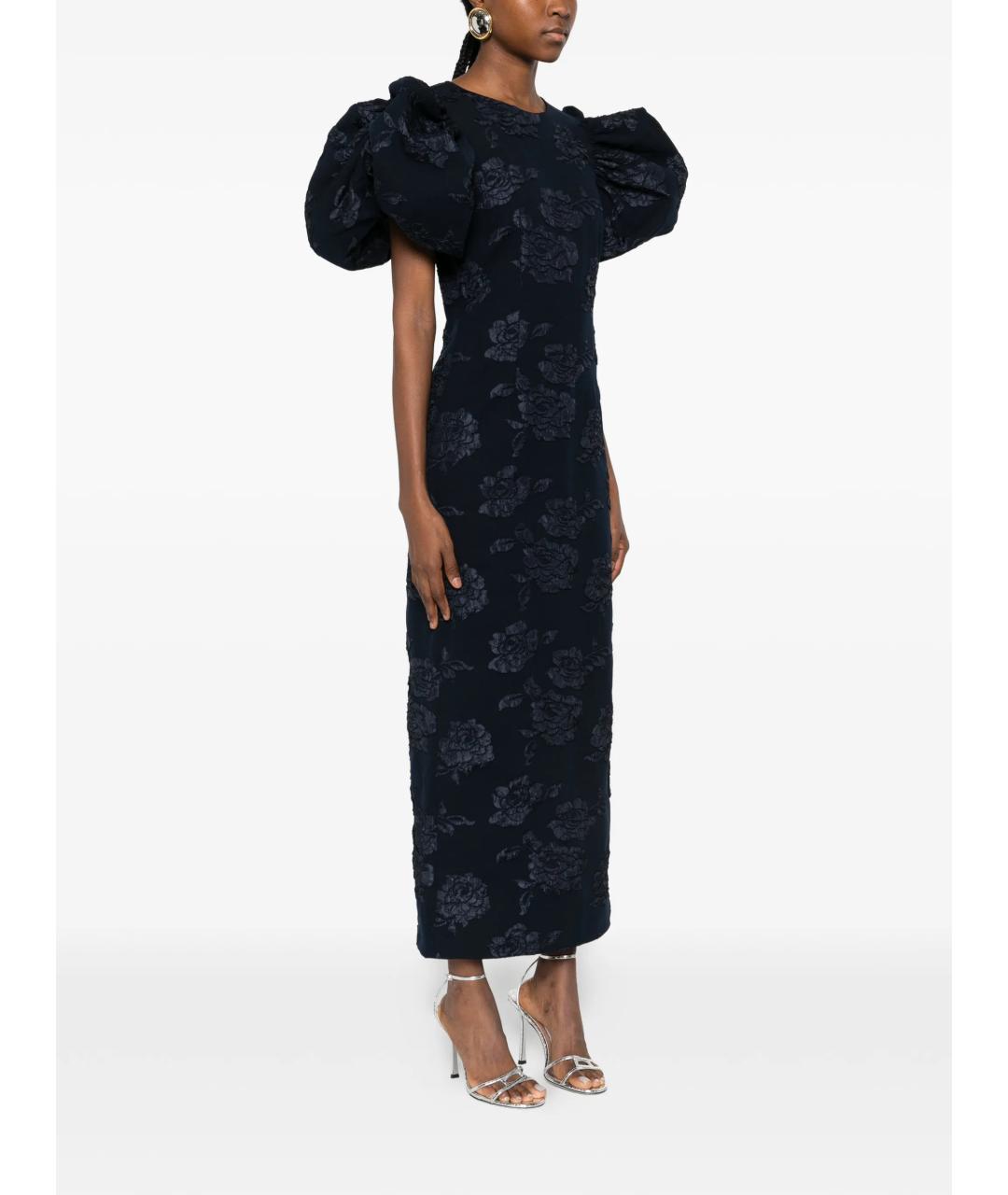 ROTATE Синее полиэстеровое вечернее платье, фото 3