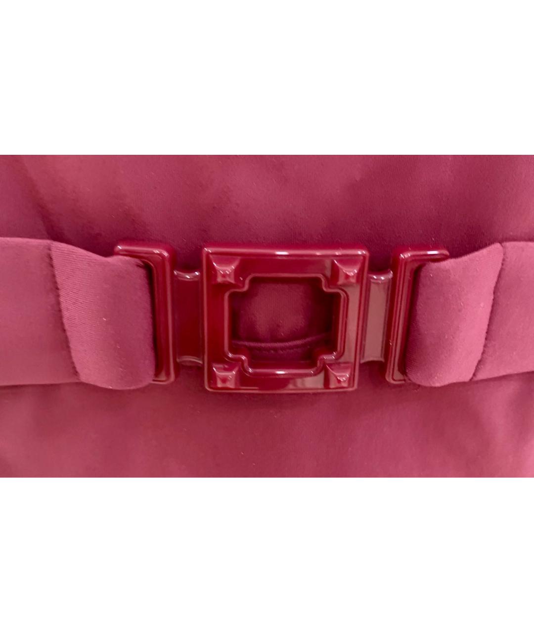 HERMES Бордовый полиамидовый купальник, фото 5