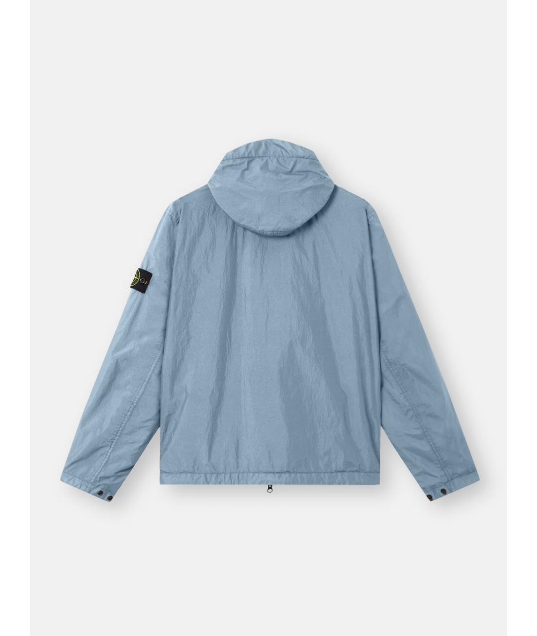 STONE ISLAND Голубая полиамидовая куртка, фото 7