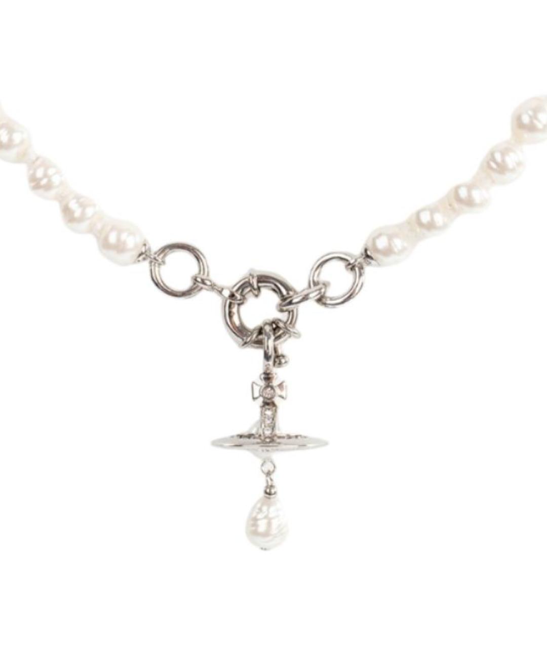 VIVIENNE WESTWOOD Серебряное латунное колье, фото 2